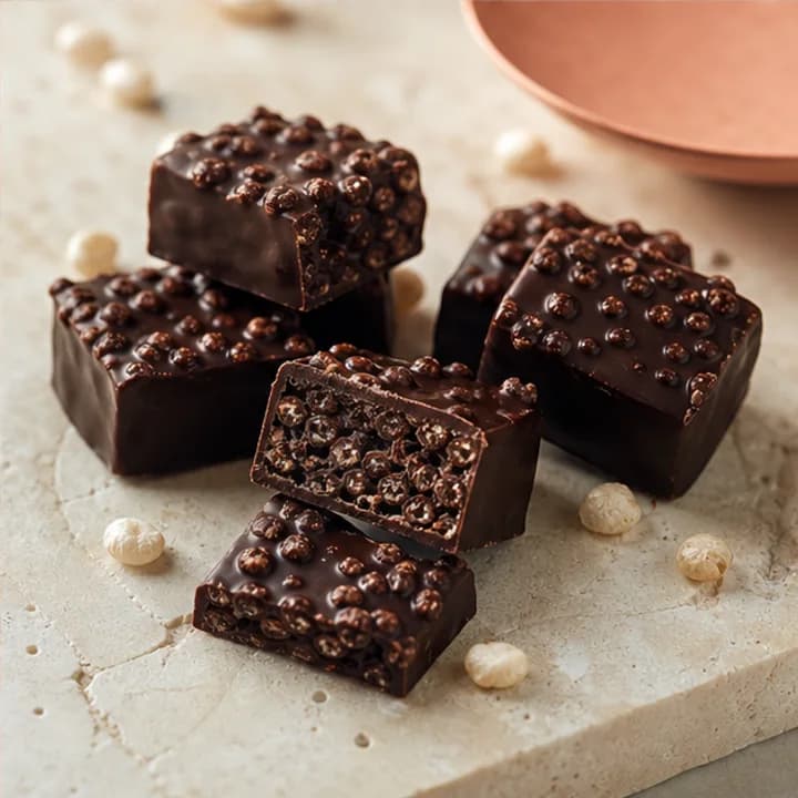 ChocZero Crisped Rice Chocolate Squares