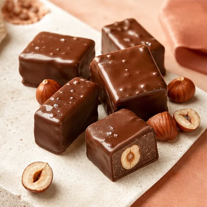 ChocZero Hazelnut Chocolate Squares